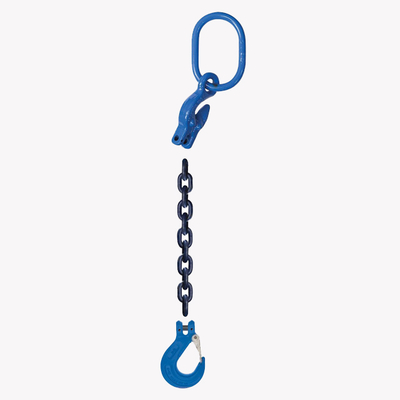 1 Leg Adjustable Lifting Chain Sling - Clevis Hook - G100