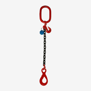 1 Leg Lifting Chain Sling with Eye Selflock Hook - G80