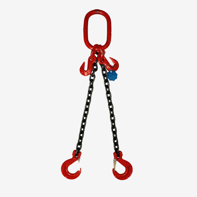 2 Legs Lifting Chain Sling - Clevis Hook - G80